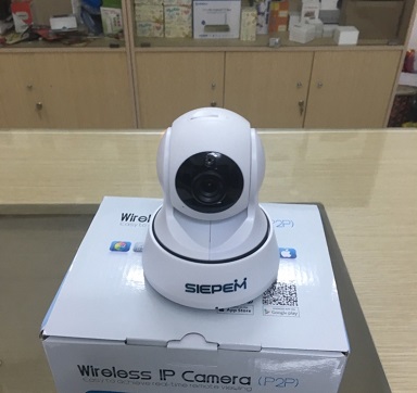 CAMERA IP WIFI MINI SIEPEM S6219J - 720P XOAY 360 ĐỘ