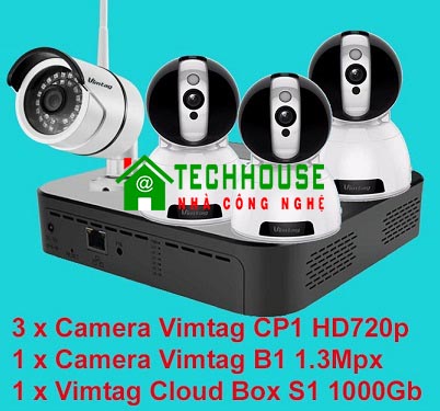 VIMTAG 3 CAMERA INDOOR CP1 - 1 CAMERA OUTDOOR B1
