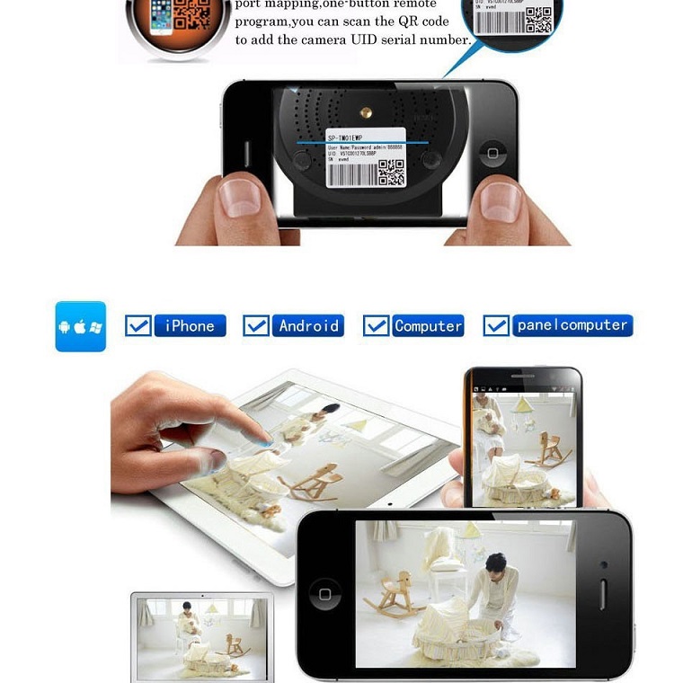 Camera IP kh&ocirc;ng d&acirc;y 2 anten IPC-05H