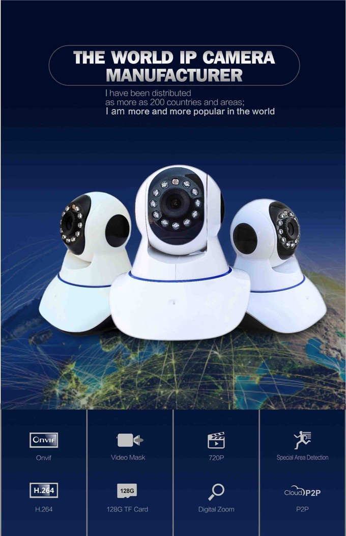 Camera IP kh&ocirc;ng d&acirc;y 2 anten IPC-05H